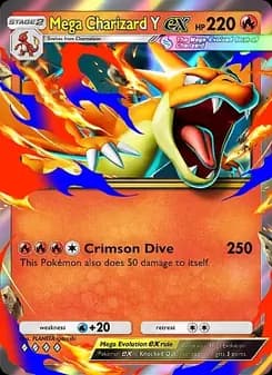 Mega Charizard Y ex card in English
