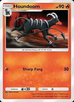 Houndoom card in English