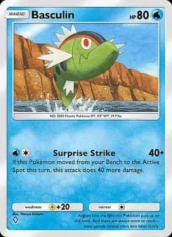 Basculin card in English