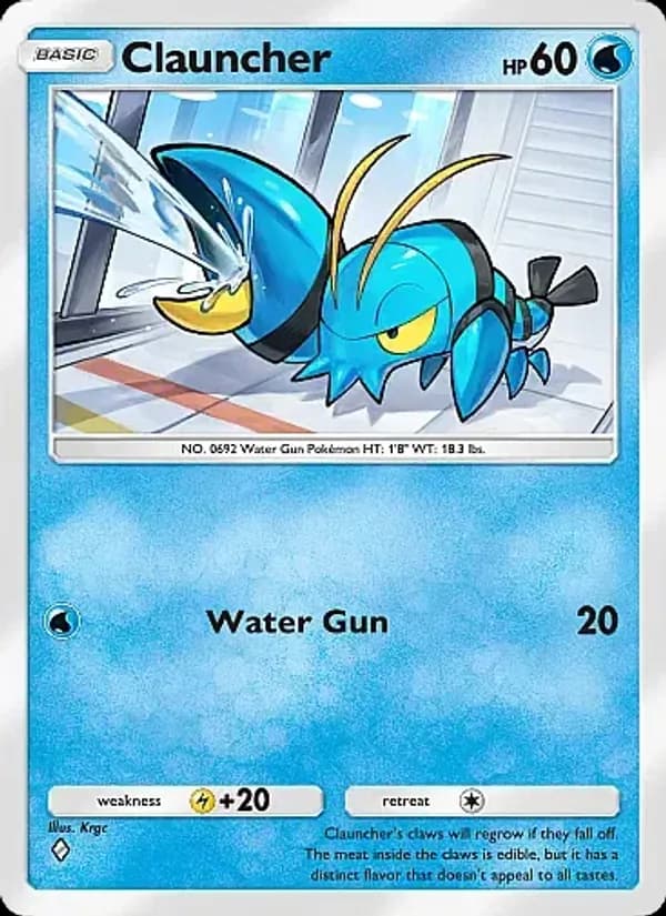 Clauncher card in English