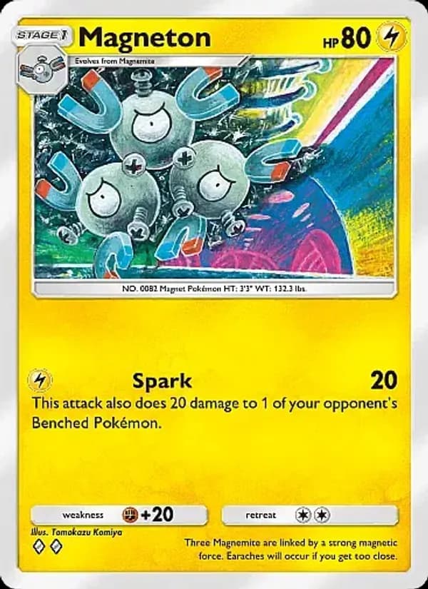 Magneton card in English