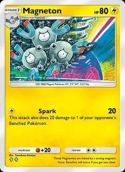 Magneton card in English