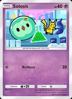 Solosis card in English
