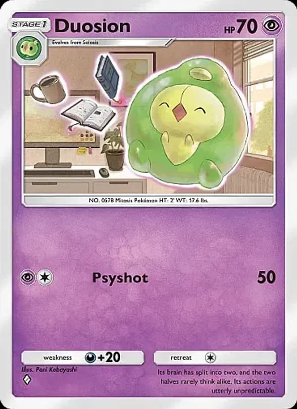 Duosion card in English