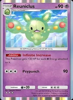 Reuniclus card in English