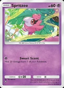 Spritzee card in English
