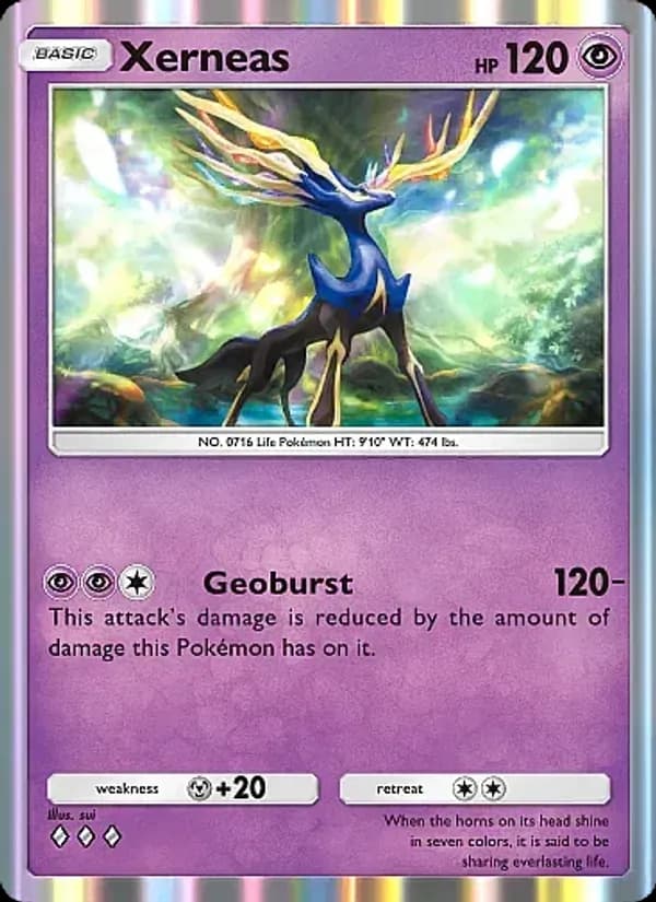Xerneas card in English