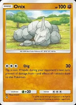 Onix card in English