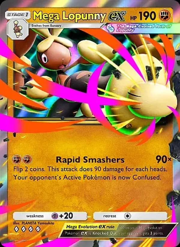 Mega Lopunny ex card in English