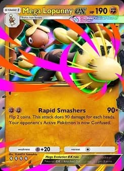 Mega Lopunny ex card in English