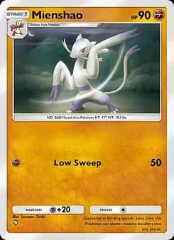 Mienshao card in English