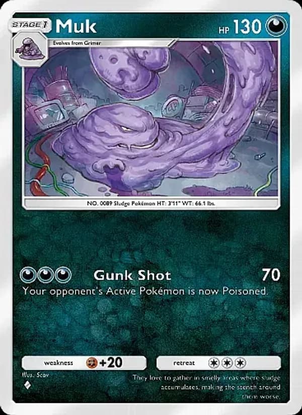 Muk card in English