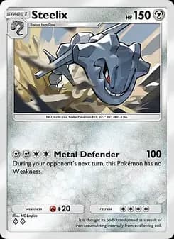 Steelix card in English