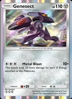 Genesect card in English