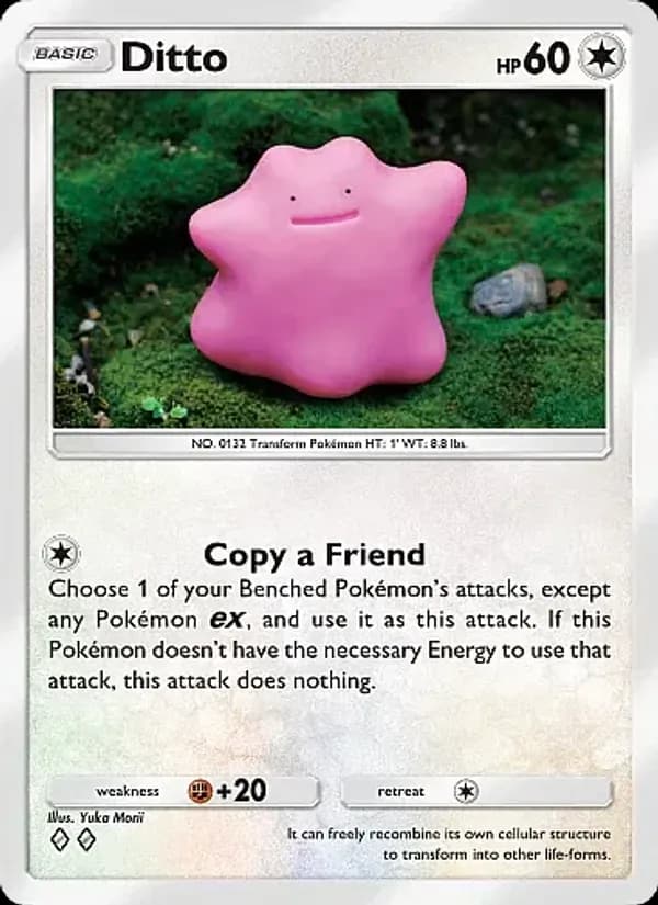 Ditto card in English