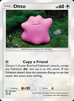 Ditto card in English