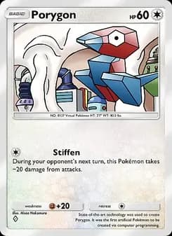 Porygon card in English