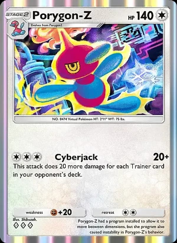 Porygon-Z card in English