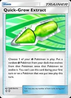 Quick-Grow Extract card in English