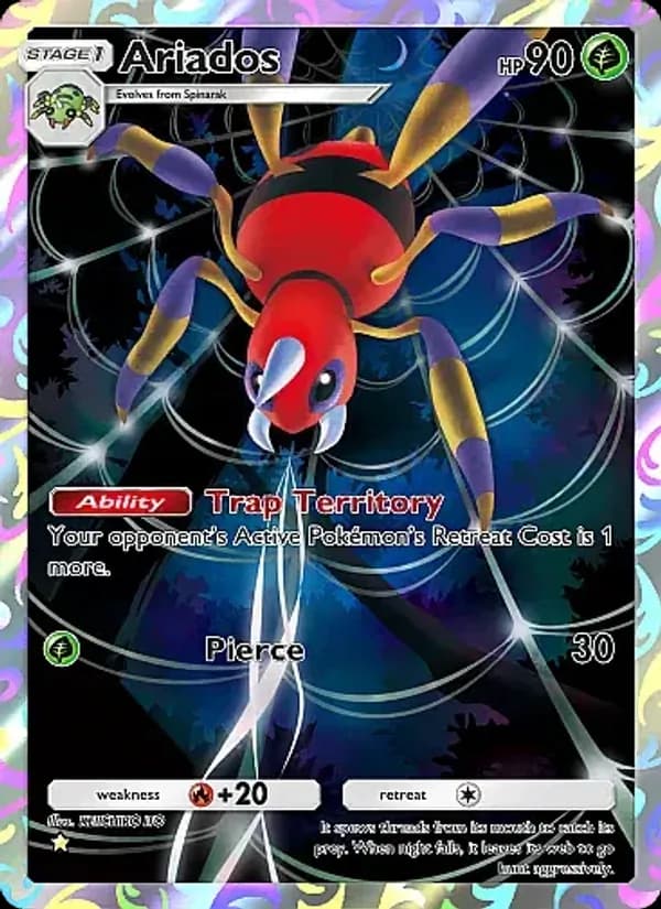 Ariados card in English