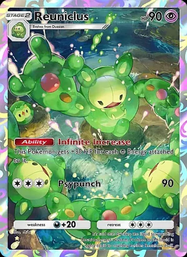 Reuniclus card in English