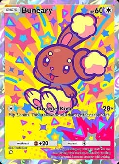 Buneary card in English