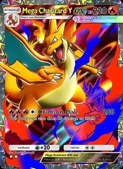 Mega Charizard Y ex card in English