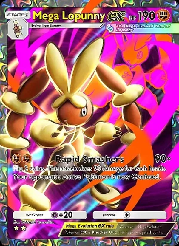 Mega Lopunny ex card in English