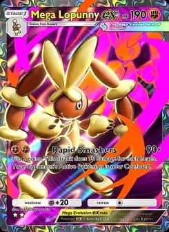 Mega Lopunny ex card in English