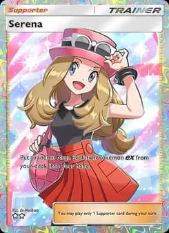 Serena card in English