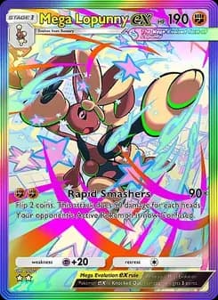 Mega Lopunny ex card in English
