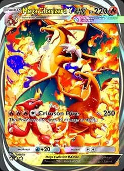 Mega Charizard Y ex card in English