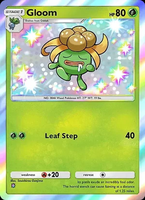 Gloom card in English