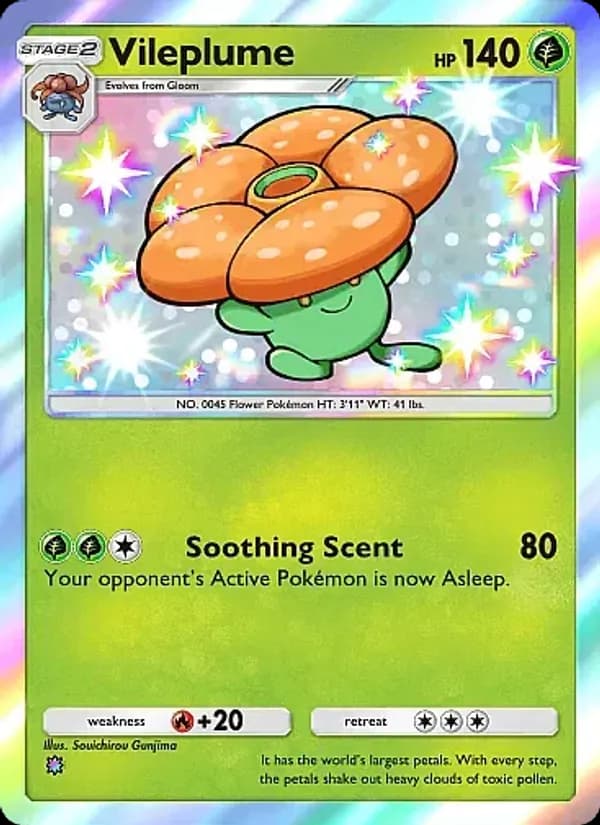 Vileplume card in English
