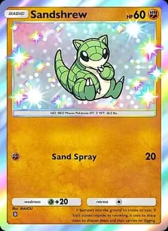 Sandshrew card in English