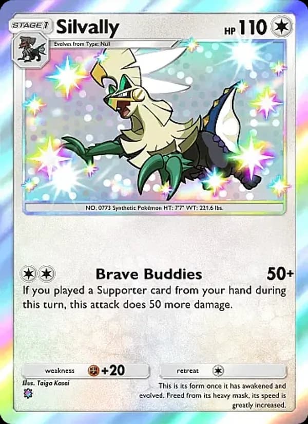Silvally card in English