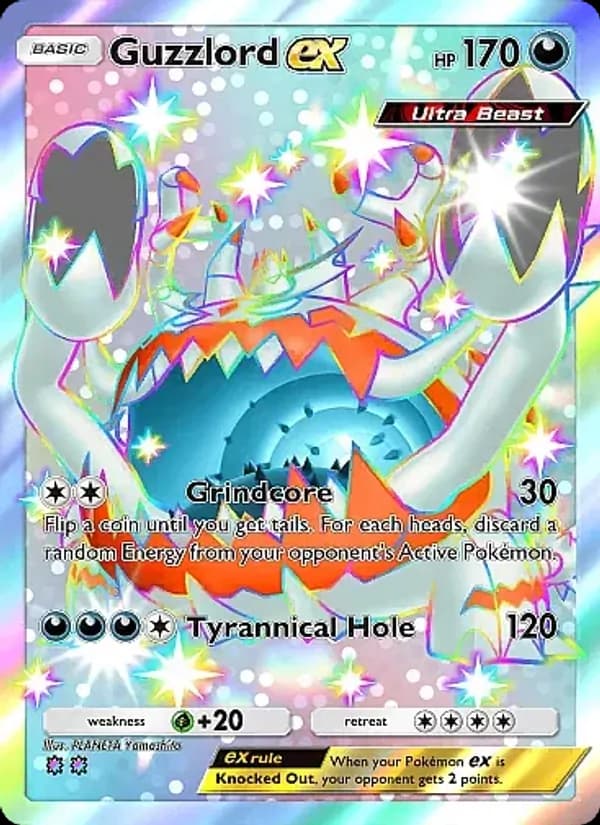 Guzzlord ex card in English