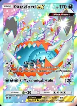 Guzzlord ex card in English