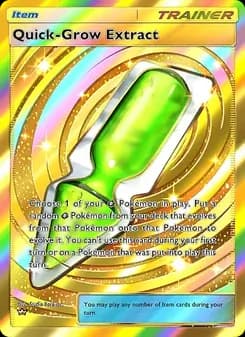Quick-Grow Extract card in English
