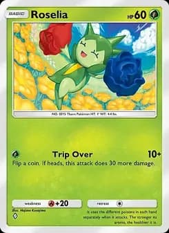 Roselia card in English