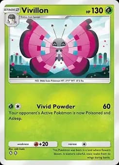 Vivillon card in English