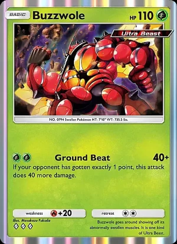 Buzzwole card in English
