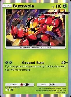 Buzzwole card in English