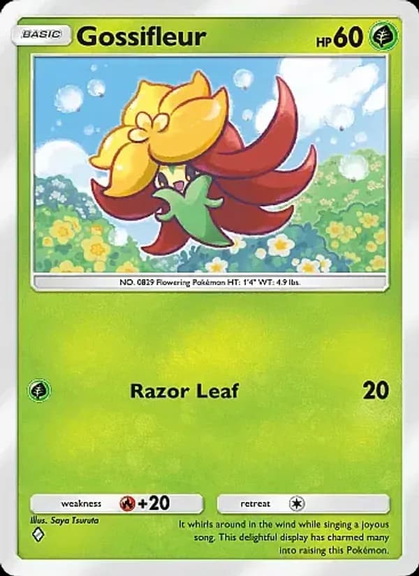 Gossifleur card in English