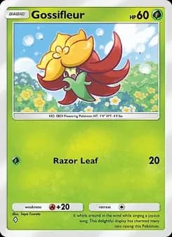 Gossifleur card in English
