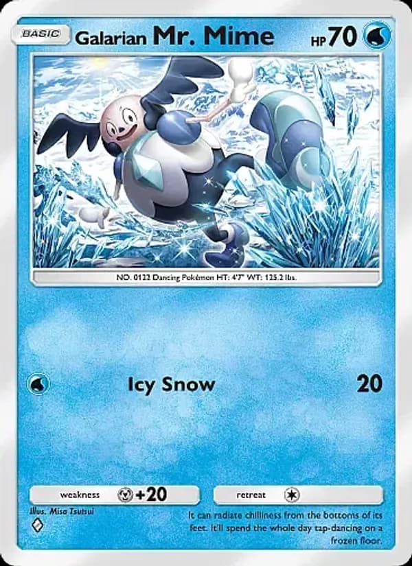 Galarian Mr. Mime card in English