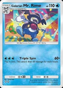 Galarian Mr. Rime card in English