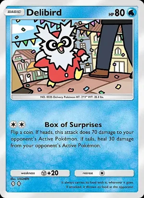 Delibird card in English