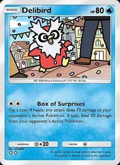 Delibird card in English