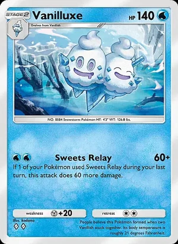 Vanilluxe card in English